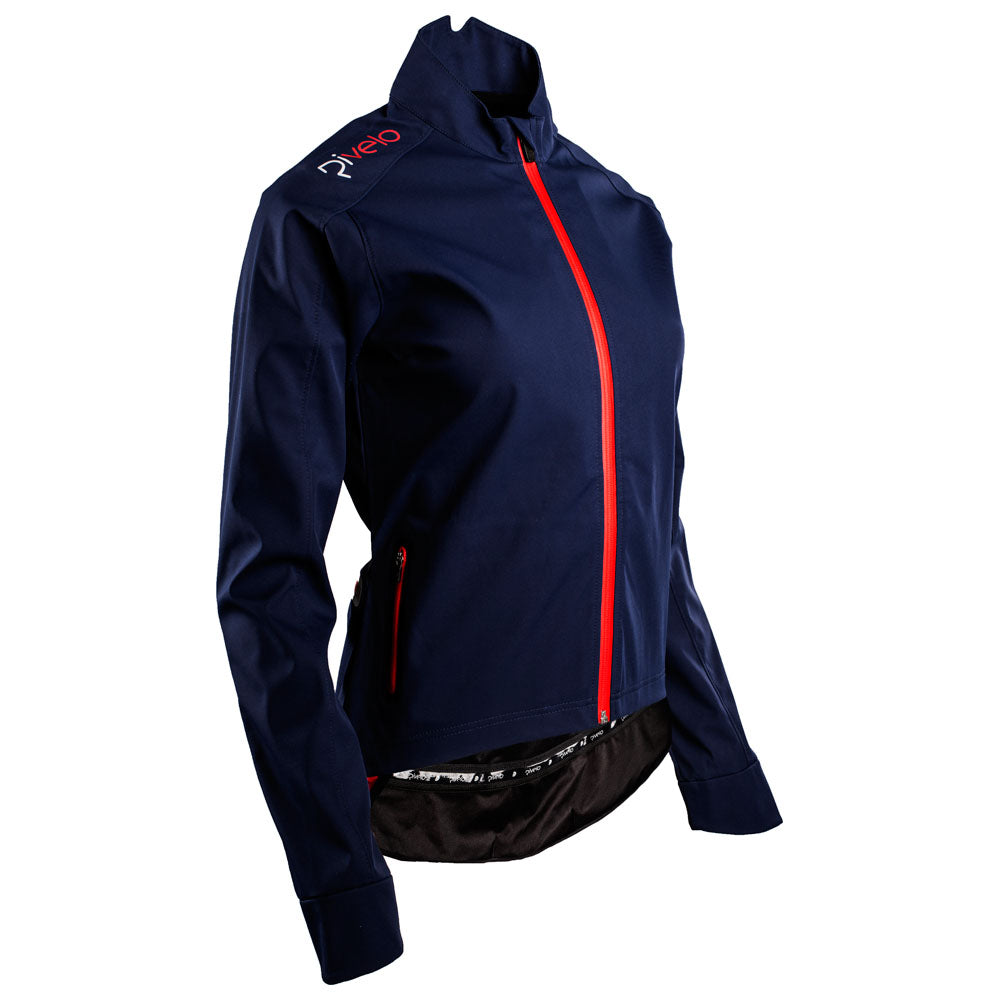 Rivelo | Womens Coldharbour Softshell Jacket (Navy/Red)