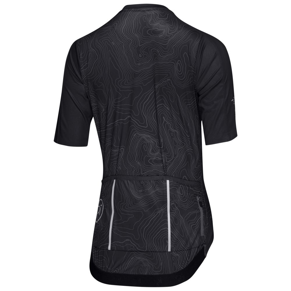 Rivelo Womens Contour Jersey (Nearly Black) (studio)