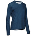 Rivelo Womens Contour Long Sleeve MTB Jersey (Marine) (studio)