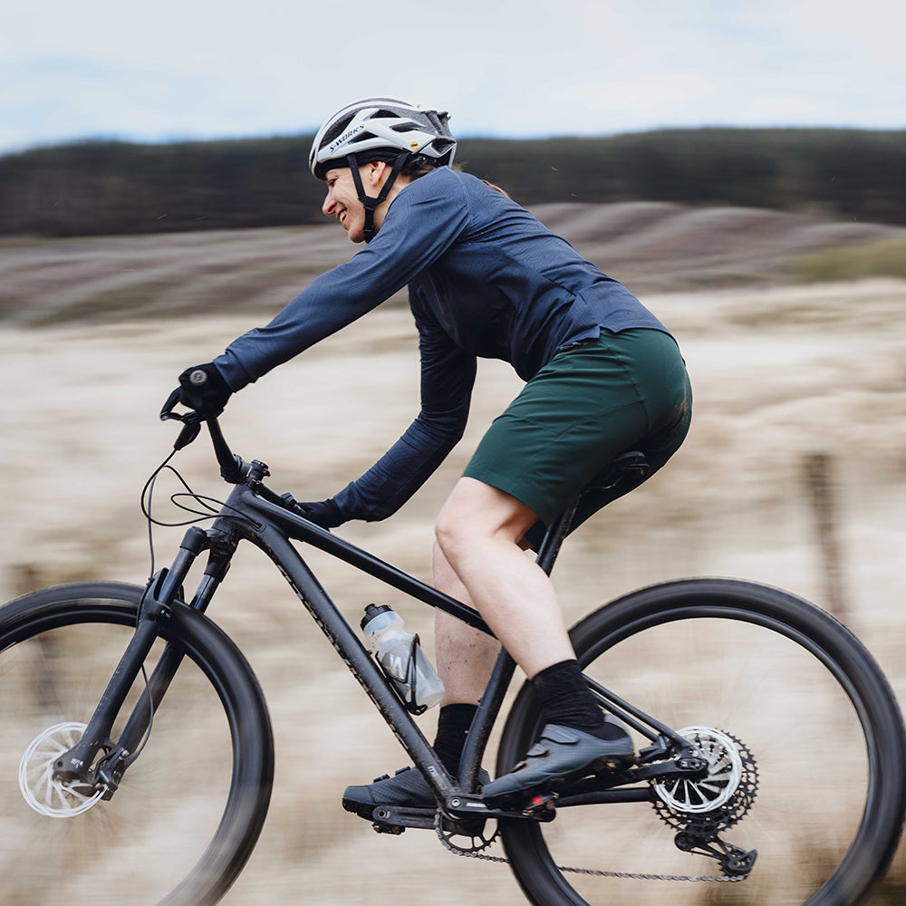 Rivelo Womens Contour Long Sleeve MTB Jersey (Slate)