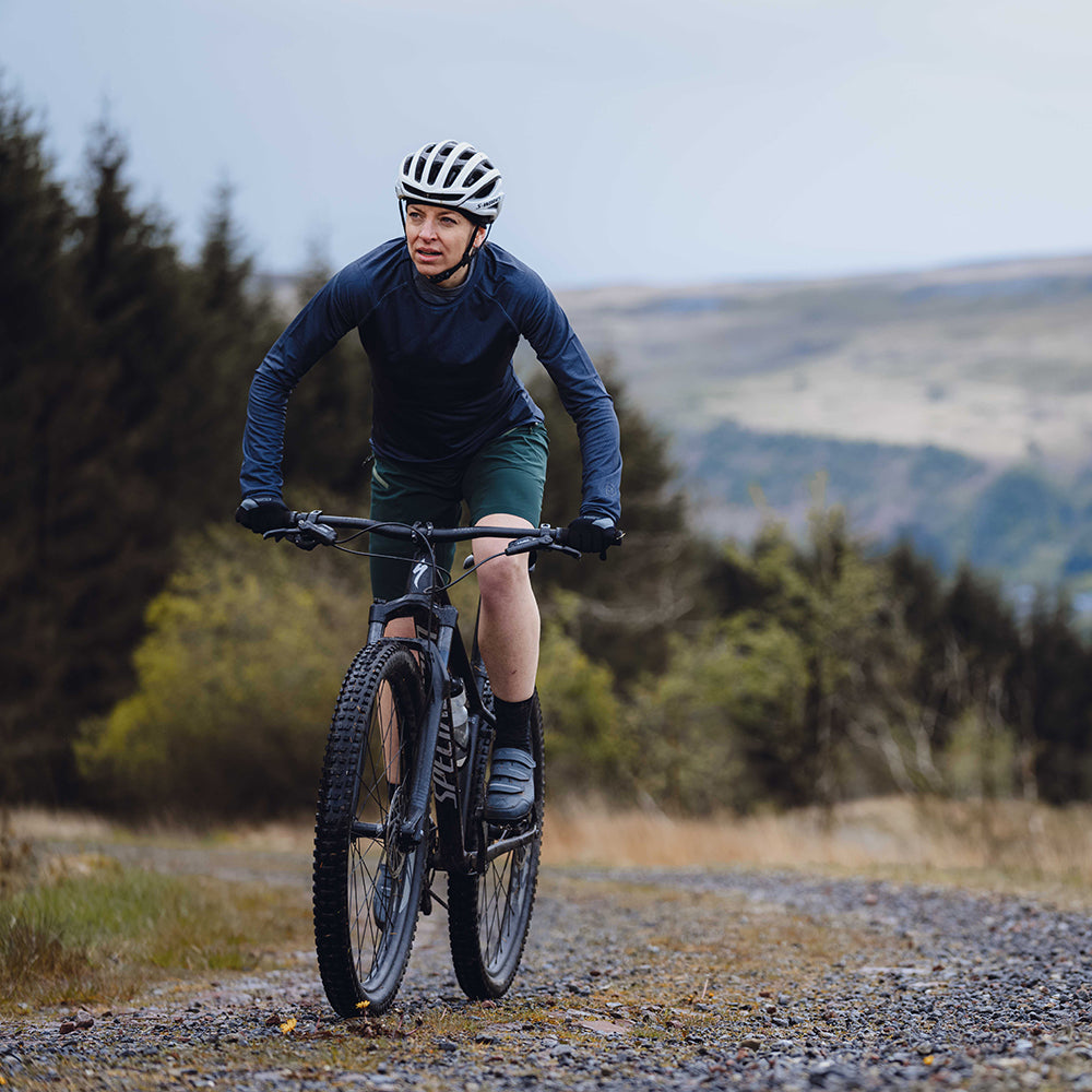 Rivelo Womens Contour Long Sleeve MTB Jersey (Slate)