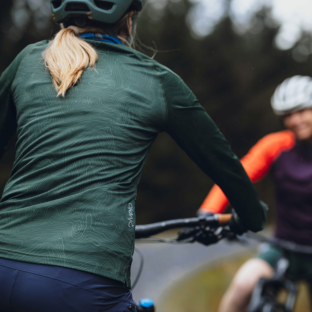 Rivelo | Womens Contour Long Sleeve MTB Jersey (Woodland)