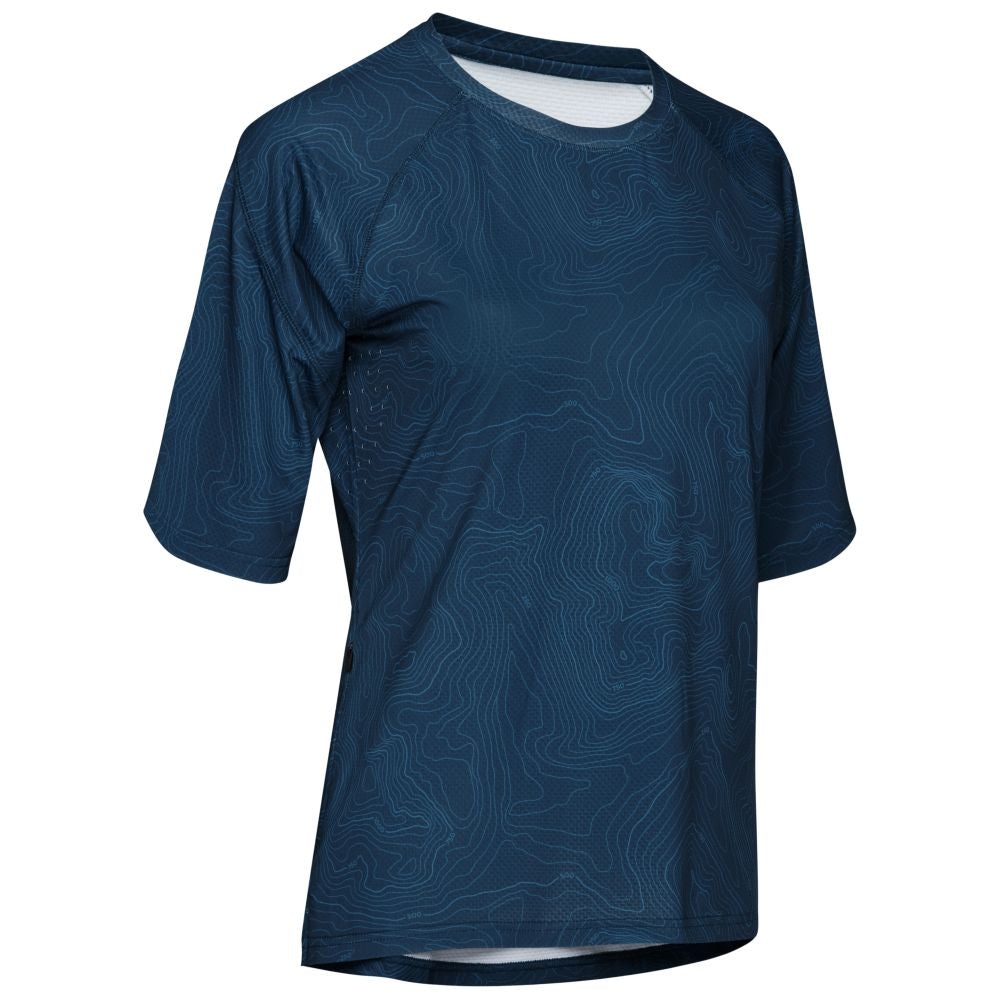 Rivelo Womens Contour MTB Jersey (Marine) (studio)