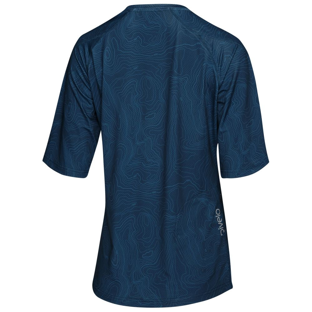 Rivelo Womens Contour MTB Jersey (Marine) (studio)