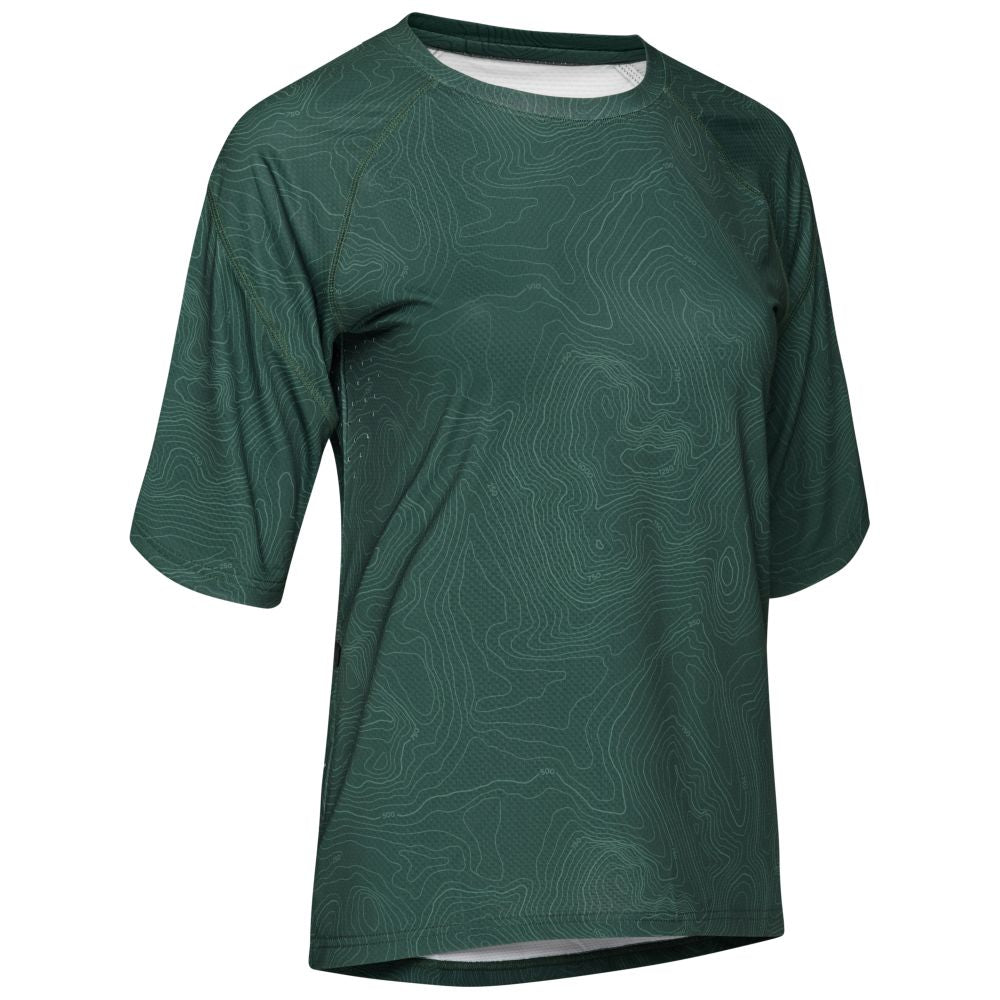 Rivelo Womens Contour MTB Jersey (Woodland) (studio)