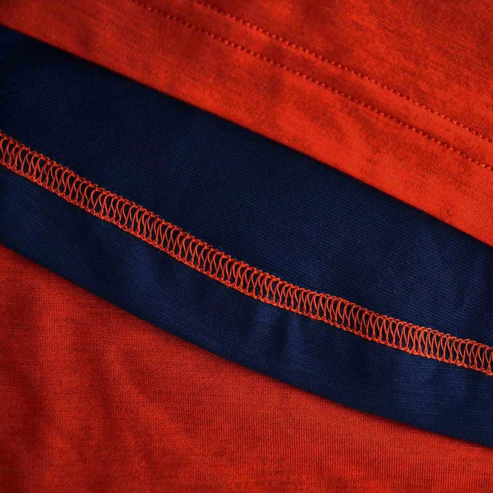 Rivelo | Womens Cresswell Merino Blend Tee (Burnt Orange)