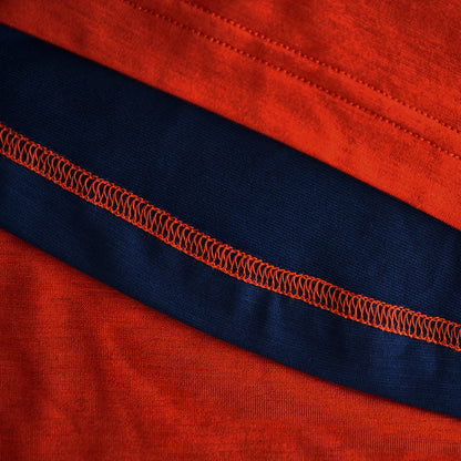 Rivelo | Womens Cresswell Merino Blend Tee (Burnt Orange)