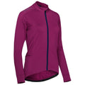 Rivelo Womens Eco Frensham Thermal Long Sleeve Jersey (Magenta/Navy) (studio)