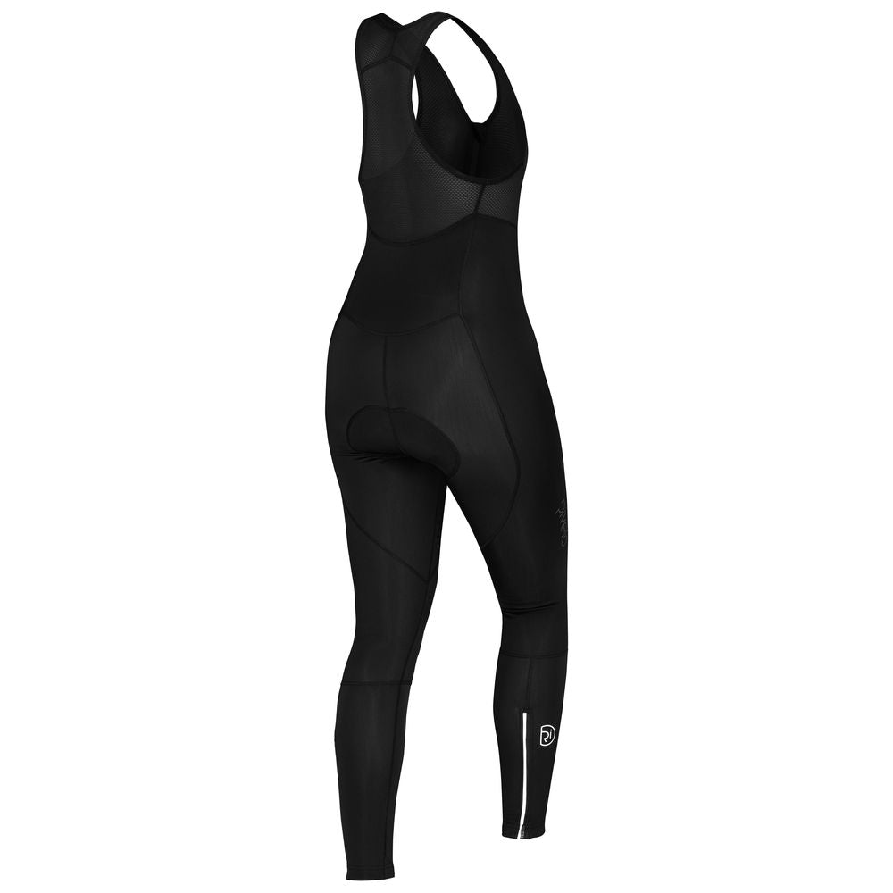 Rivelo Womens Eco Monsal Thermal Bib Tights (Black) (studio)
