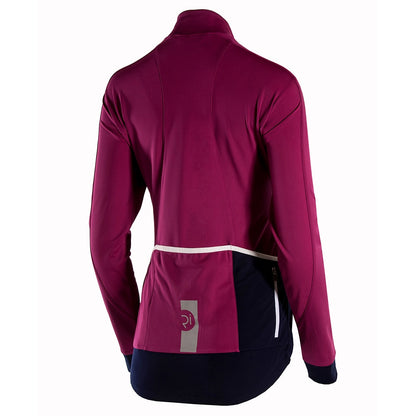 Womens Frensham Thermal Long Sleeve Jersey (Magenta/Navy)