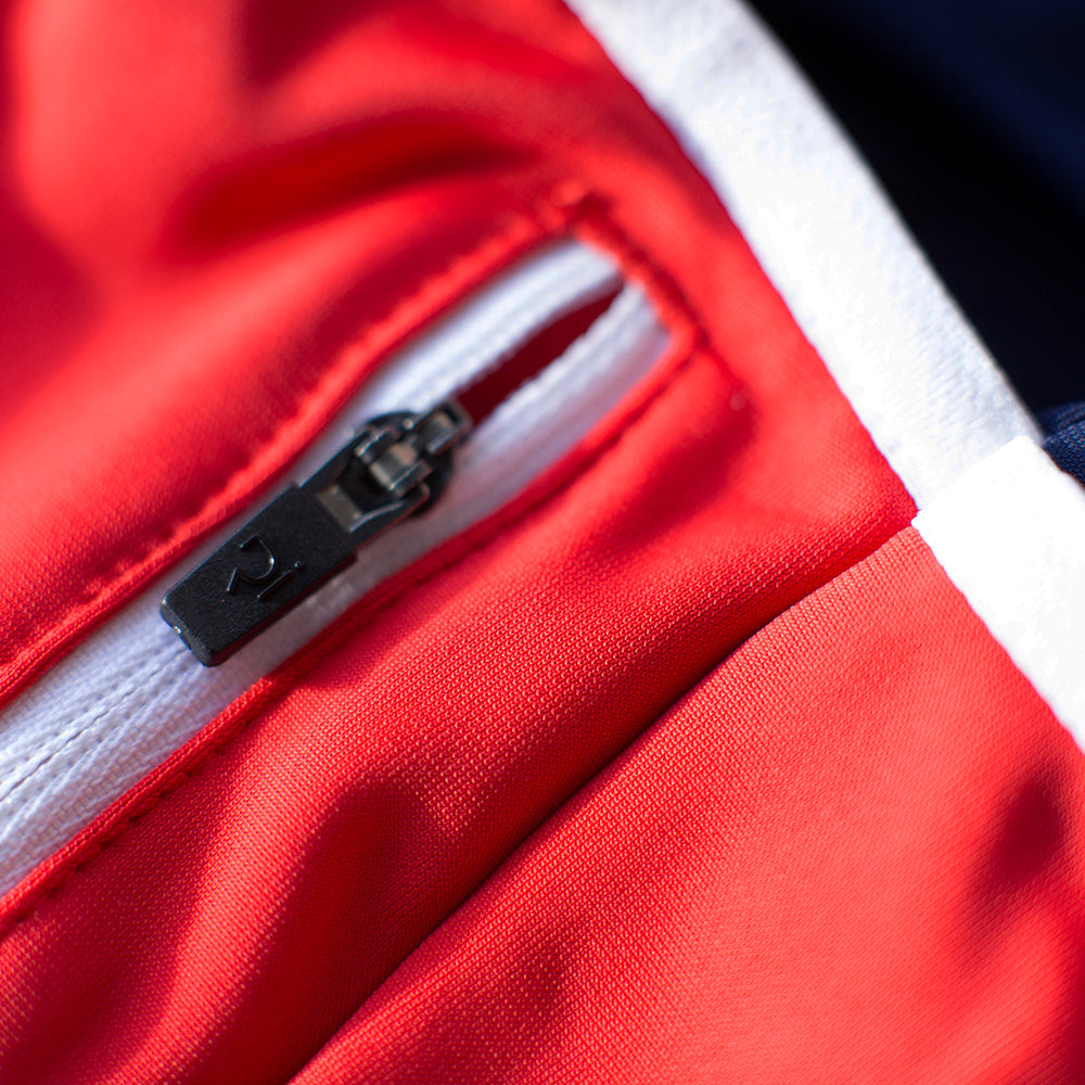 Rivelo | Womens Frensham Thermal Long Sleeve Jersey (Navy/Red)