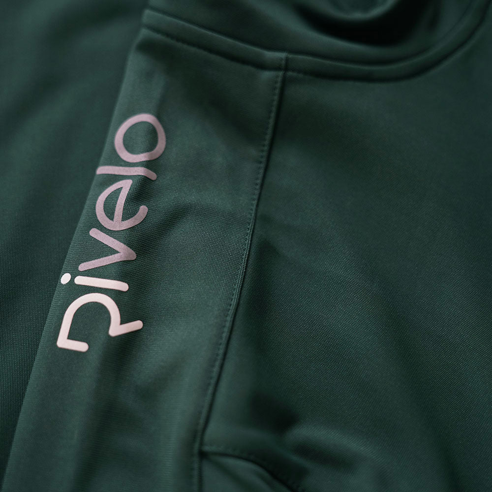 Rivelo | Womens Frensham Thermal Long Sleeve Jersey (Racing Green/Navy)
