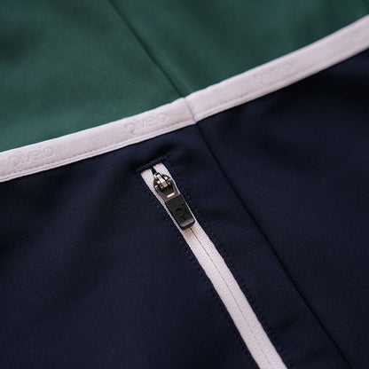 Rivelo | Womens Frensham Thermal Long Sleeve Jersey (Racing Green/Navy)