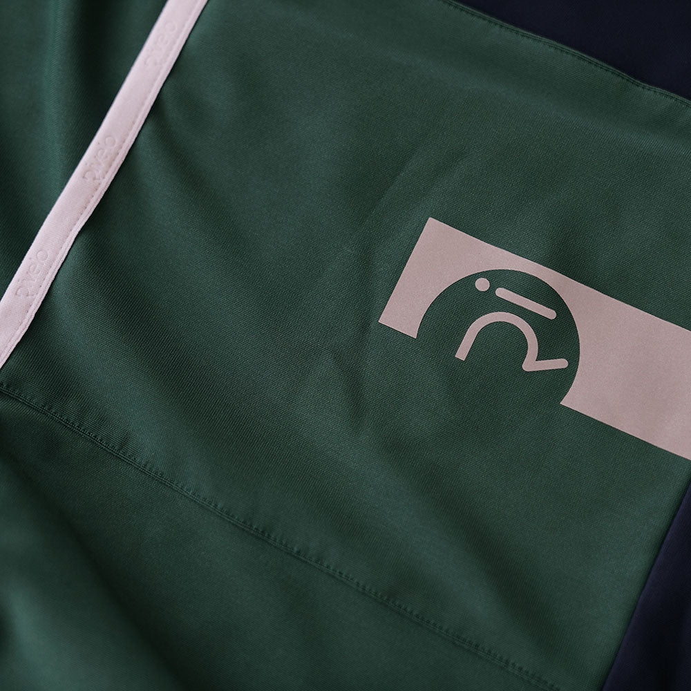 Womens Frensham Thermal Long Sleeve Jersey (Racing Green/Navy)