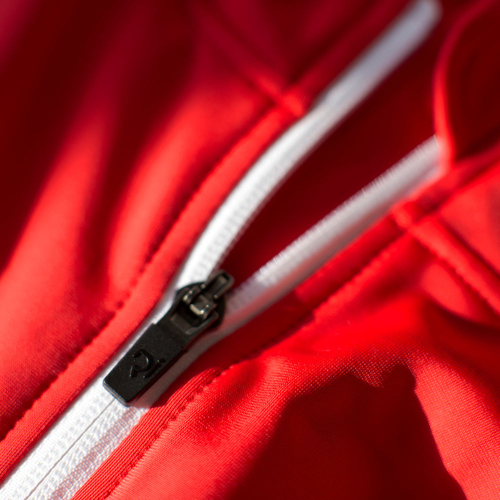Rivelo | Womens Frensham Thermal Long Sleeve Jersey (Red/Navy)