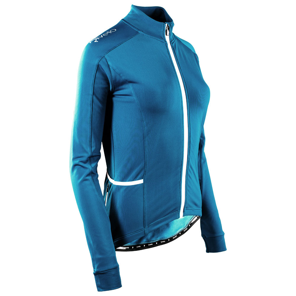 Rivelo | Womens Frensham Thermal Long Sleeve Jersey (Teal)