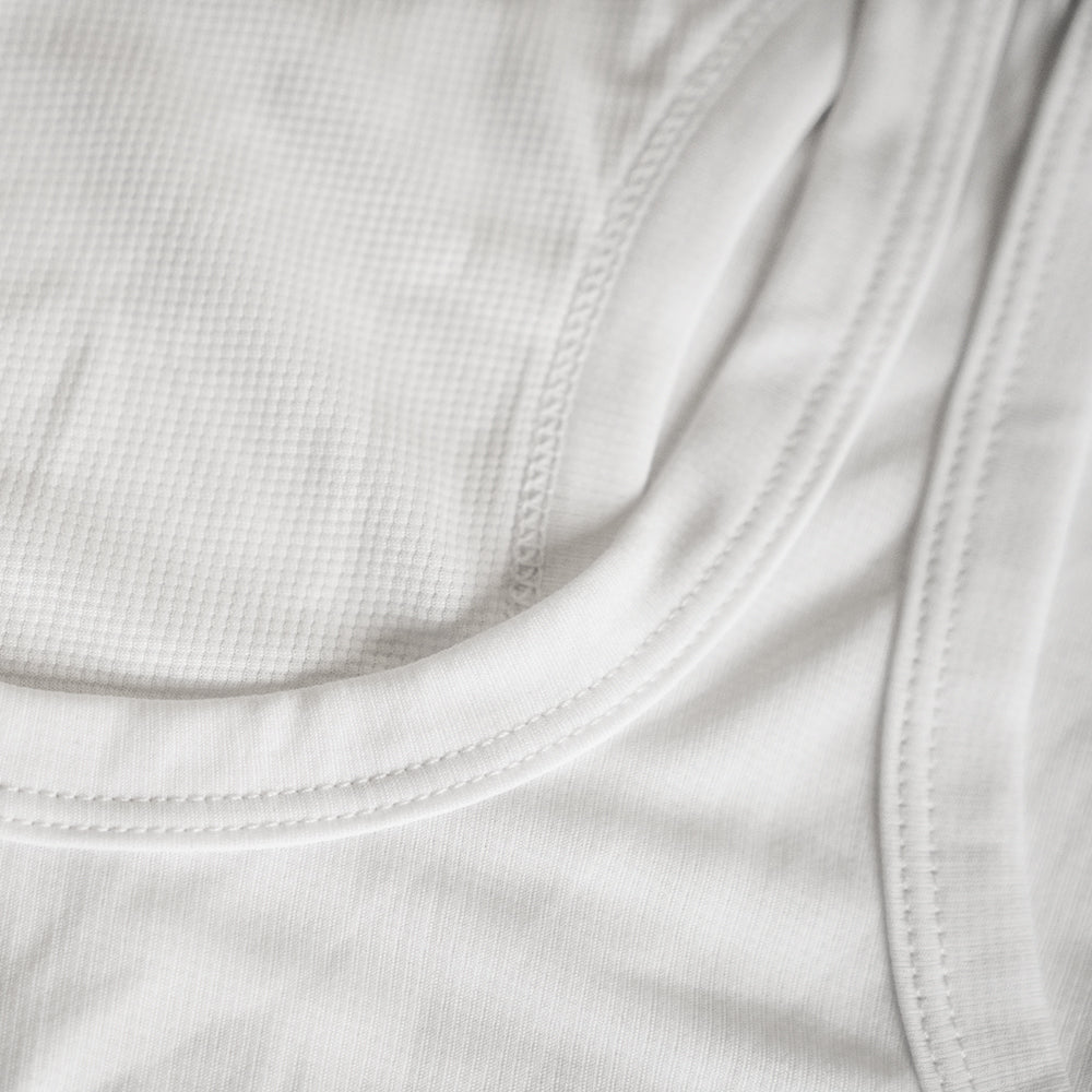Rivelo | Womens Garafia Base Layer Tech Vest (White/Grey)