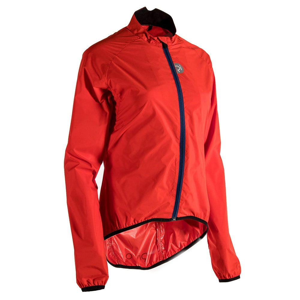 Rivelo Womens Garrowby Packable Jacket (Orange) (studio)