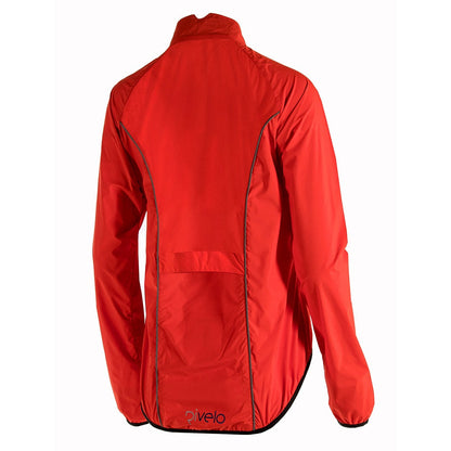 Rivelo Womens Garrowby Packable Jacket (Orange) (studio)