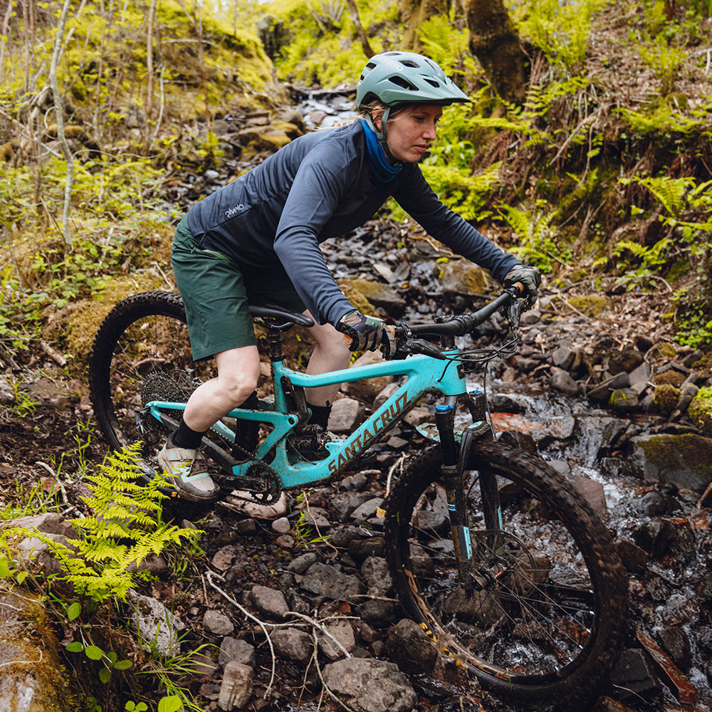 Rivelo Womens Glentress Long Sleeve MTB Jersey (Slate)