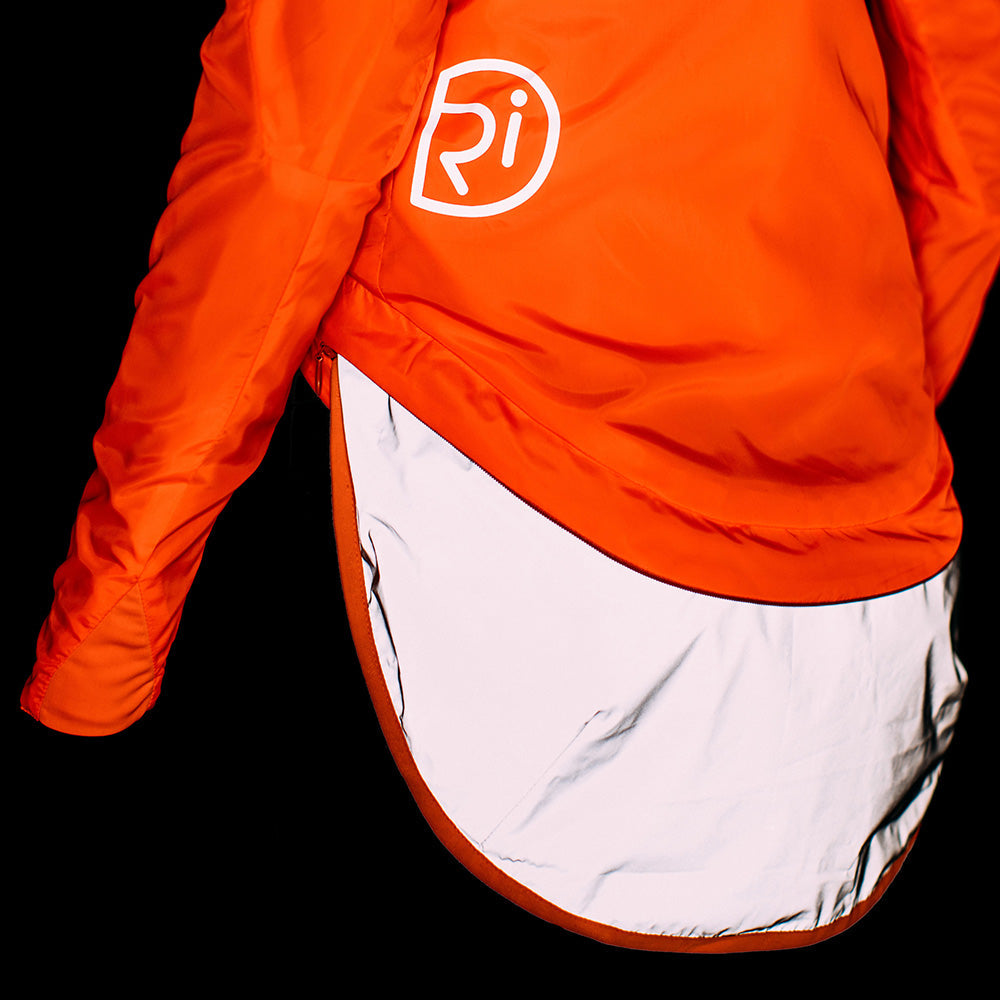 Womens Hampstead Reversible Jacket (Fluro Orange/Navy)