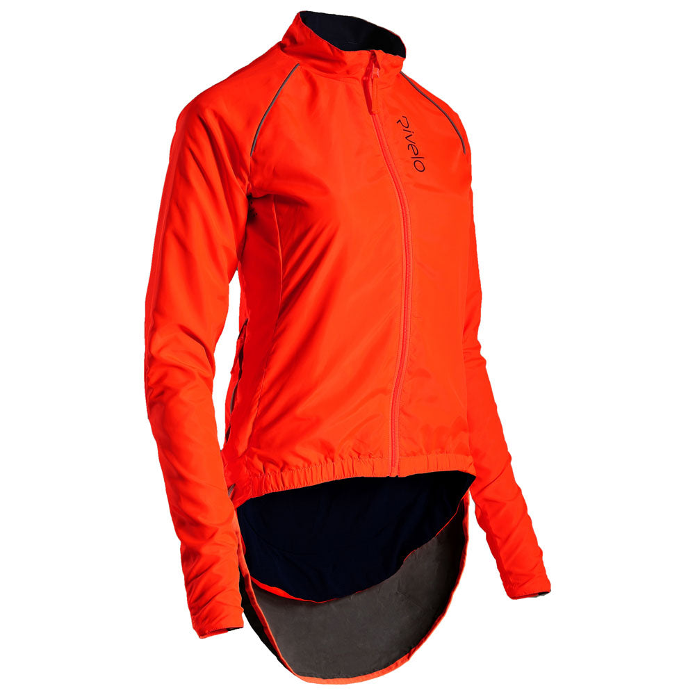 Womens Hampstead Reversible Jacket (Fluro Orange/Navy)