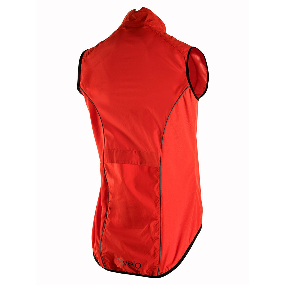 Rivelo Womens Haresfield Gilet (Orange) (studio)