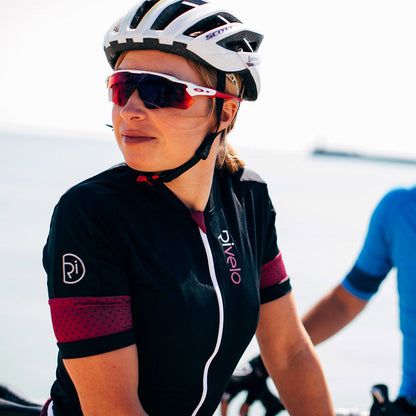 Womens Harwood Jersey (Black/Magenta)