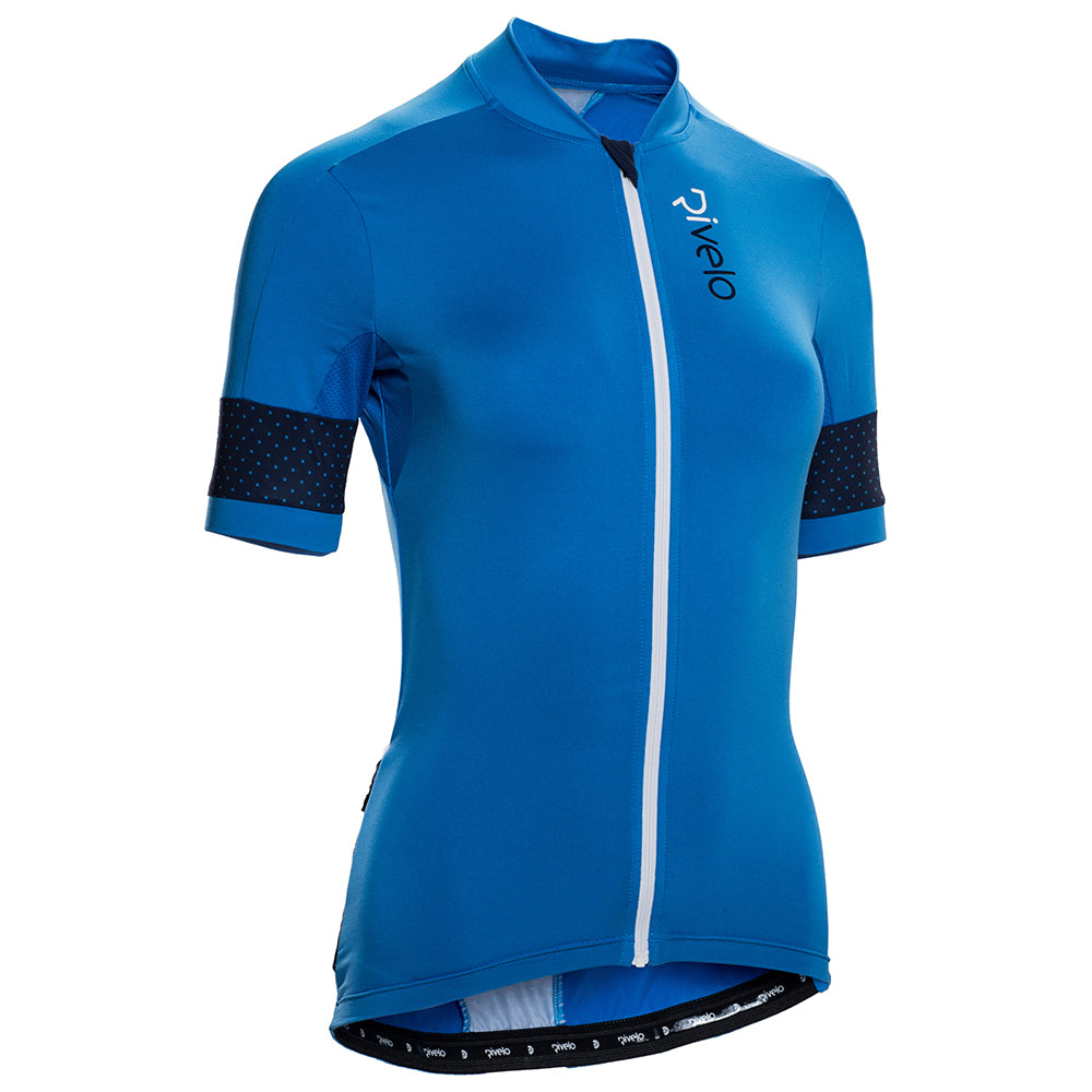 Rivelo Womens Harwood Jersey (Cobalt/Navy) (studio)