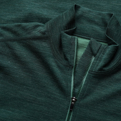 Rivelo Womens Helvellyn Merino Blend MTB Jersey (Dark Woodland Melange)