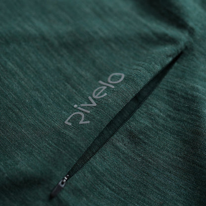 Rivelo Womens Helvellyn Merino Blend MTB Jersey (Dark Woodland Melange)