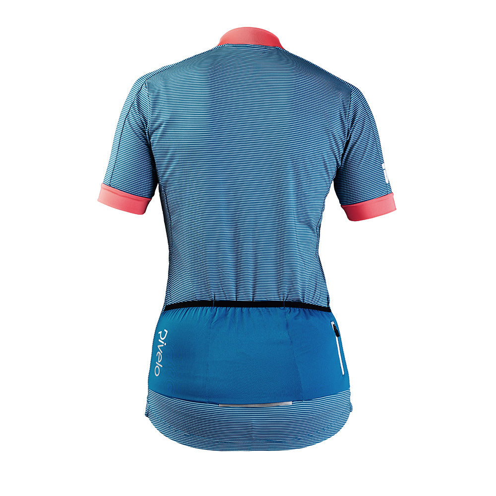 Rivelo | Womens Holmbury Jersey (Teal/Coral)