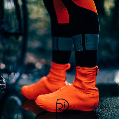 Rivelo Womens Kennington Bib Tights (Black/Fluro Orange)