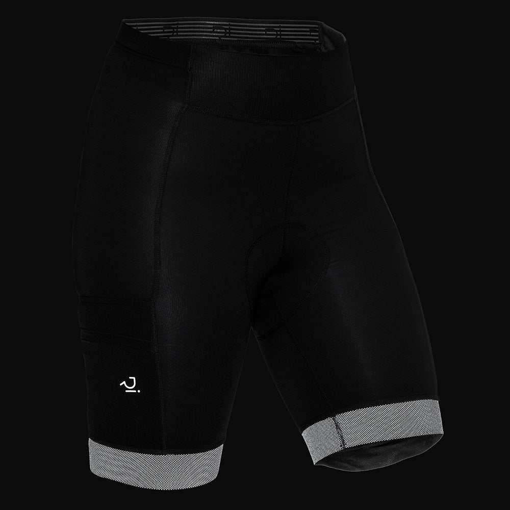 Womens Kessock Cargo Shorts (Black/Reflective)