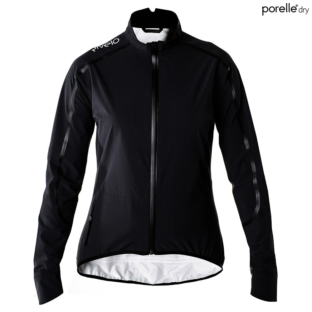 Rivelo | Womens Larkstone High Performance Rain Jacket (Black)