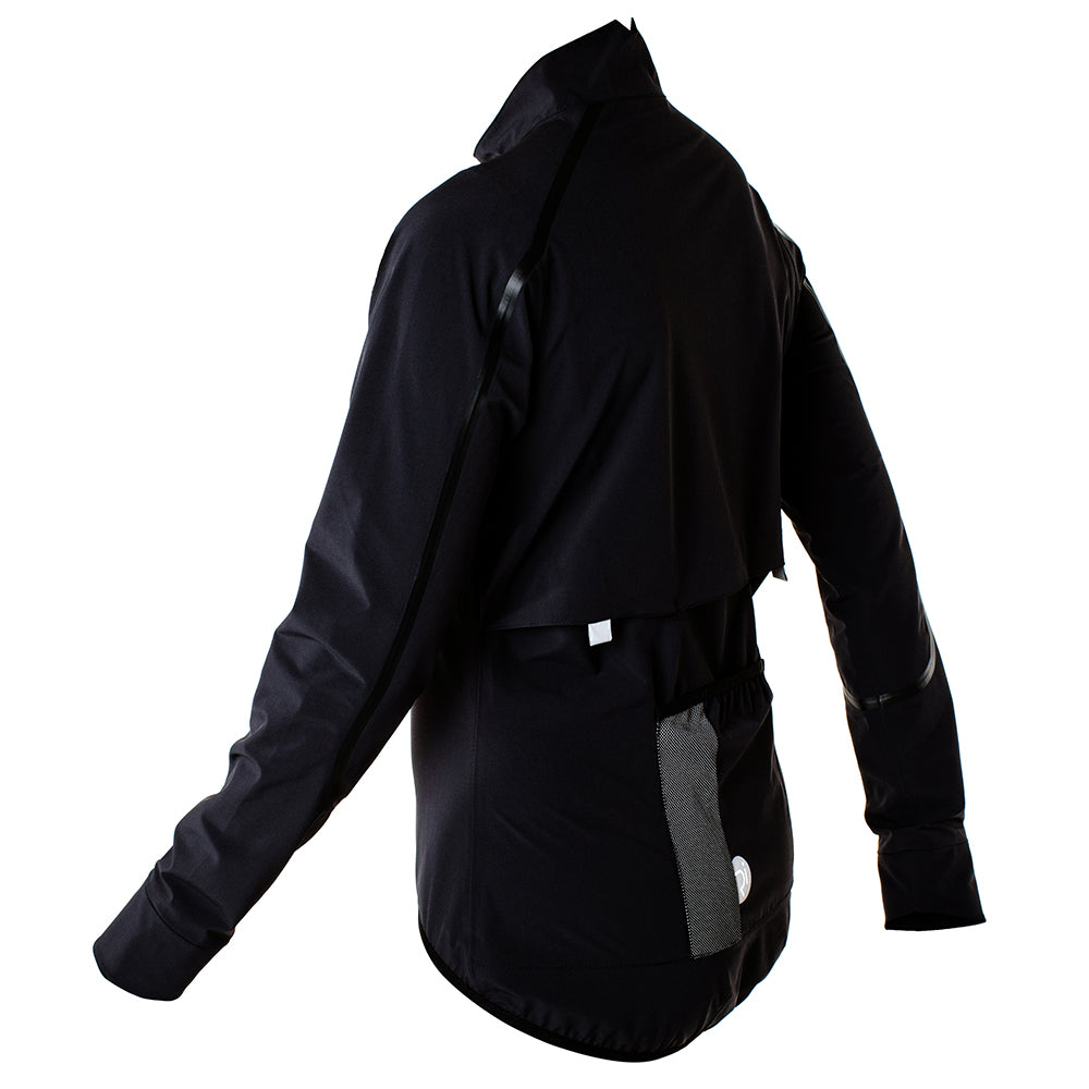 Rivelo | Womens Larkstone High Performance Rain Jacket (Black)