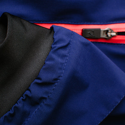 Rivelo Womens Larkstone High Performance Rain Jacket (Navy/Red)