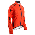 Rivelo Womens Larkstone High Performance Rain Jacket (Orange/Navy) (studio)