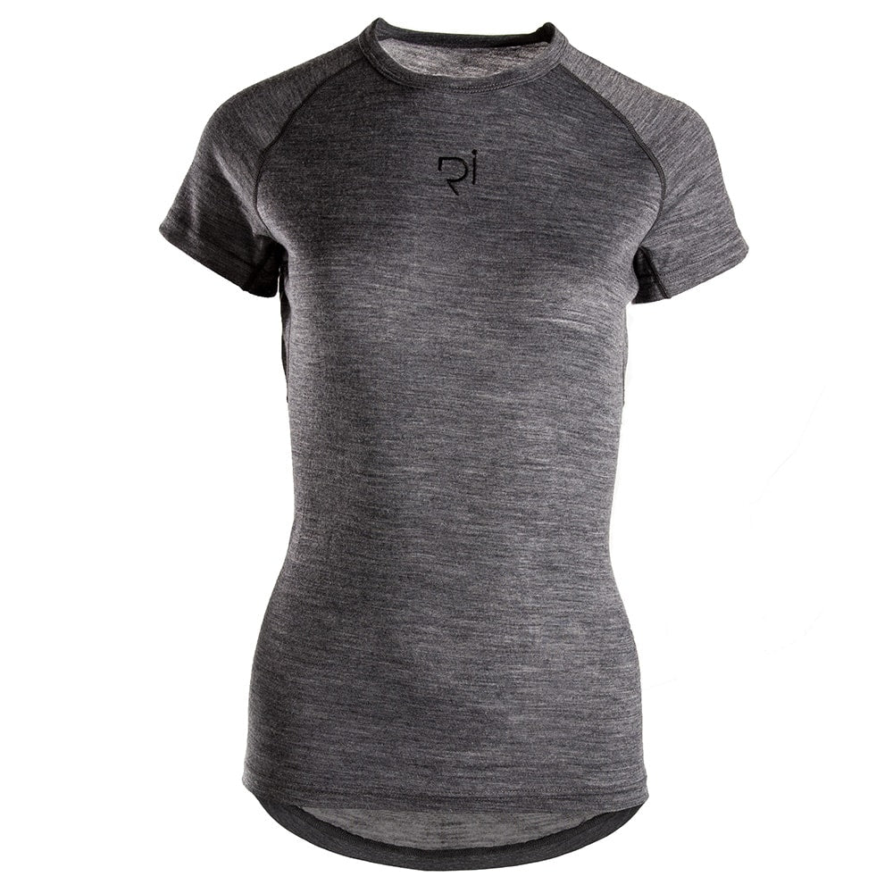 Rivelo Womens Millington Merino Blend Base Layer (Charcoal) (studio)