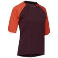 Rivelo Womens Munro MTB Jersey (Burgundy/Burnt Orange) (studio)