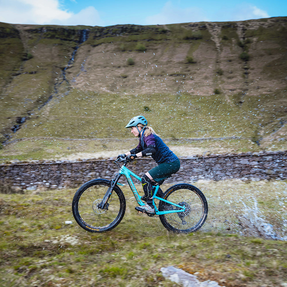 Rivelo | Womens Munro MTB Jersey (Slate/Burgundy)