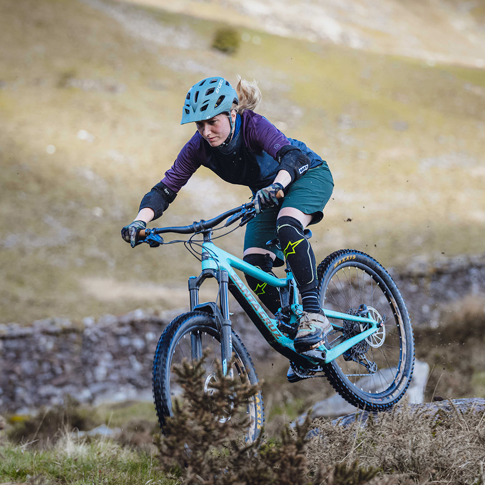 Rivelo Womens Munro MTB Jersey (Slate/Burgundy)