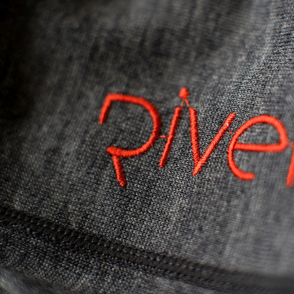 Rivelo Womens Pateley Merino Blend Long Sleeve Jersey (Charcoal/Orange)