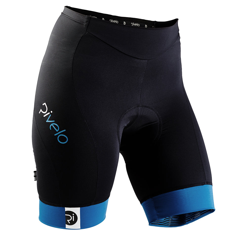 Rivelo Womens Ranmore Shorts (Black/Teal) (studio)