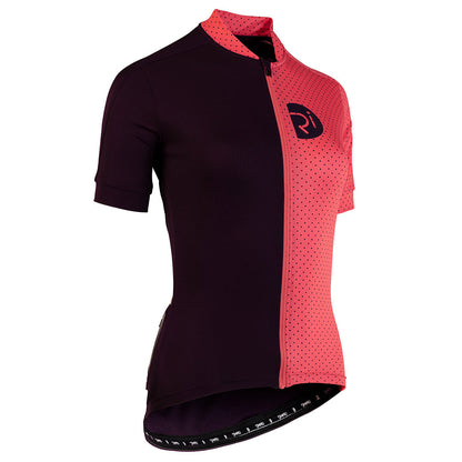 Rivelo | Womens Salcombe Jersey (Mulberry/Coral)