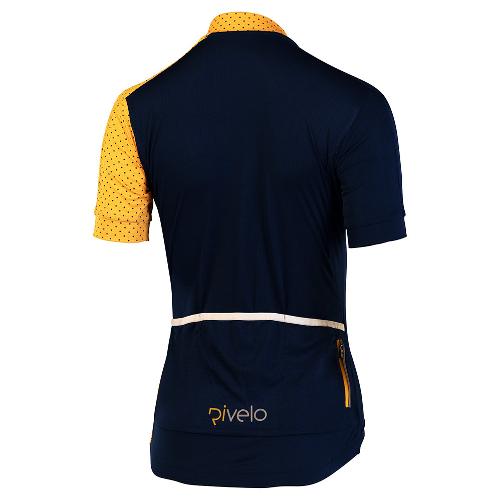 Womens Salcombe Jersey (Navy/Yellow)