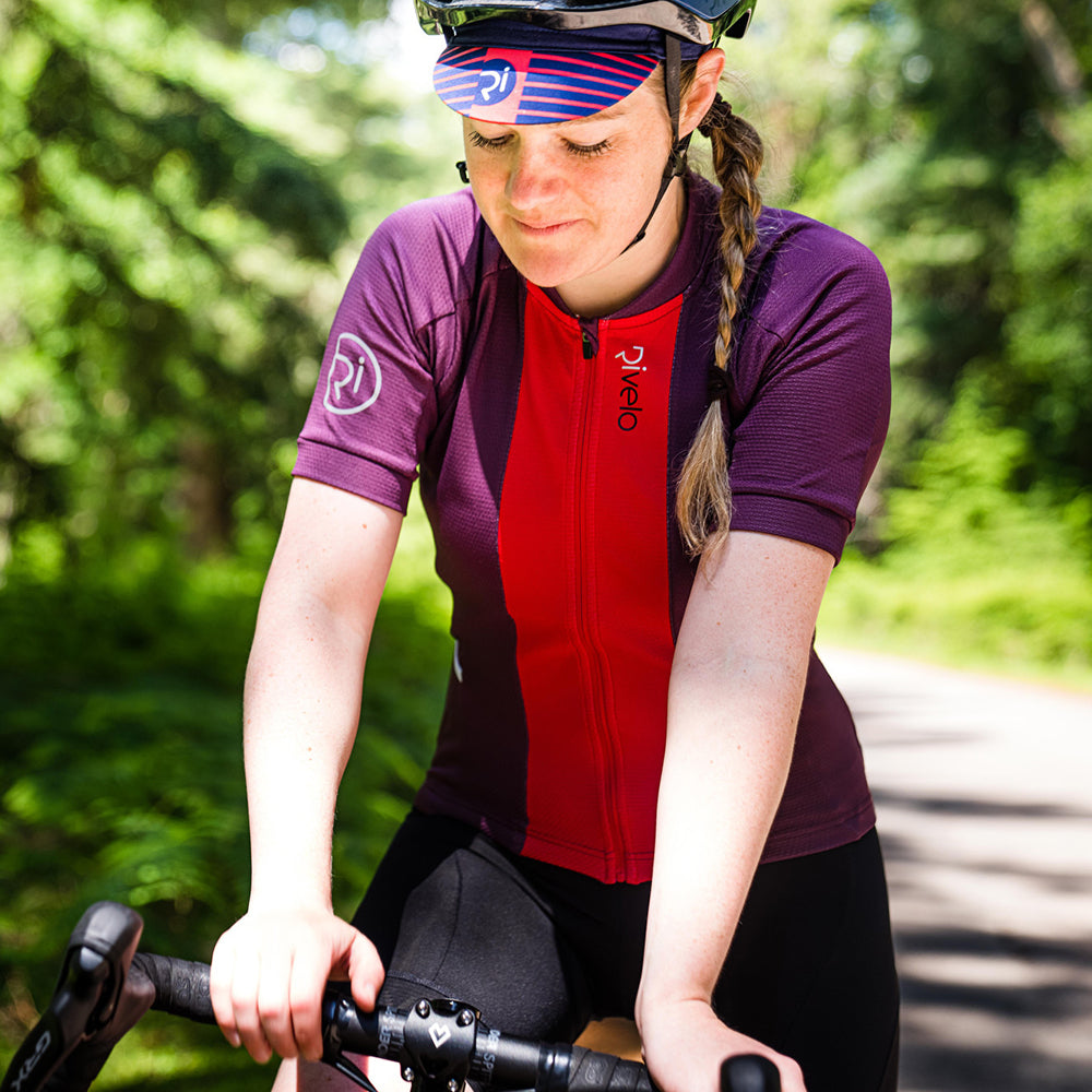 Rivelo Womens Streatley Jersey (Burgundy)