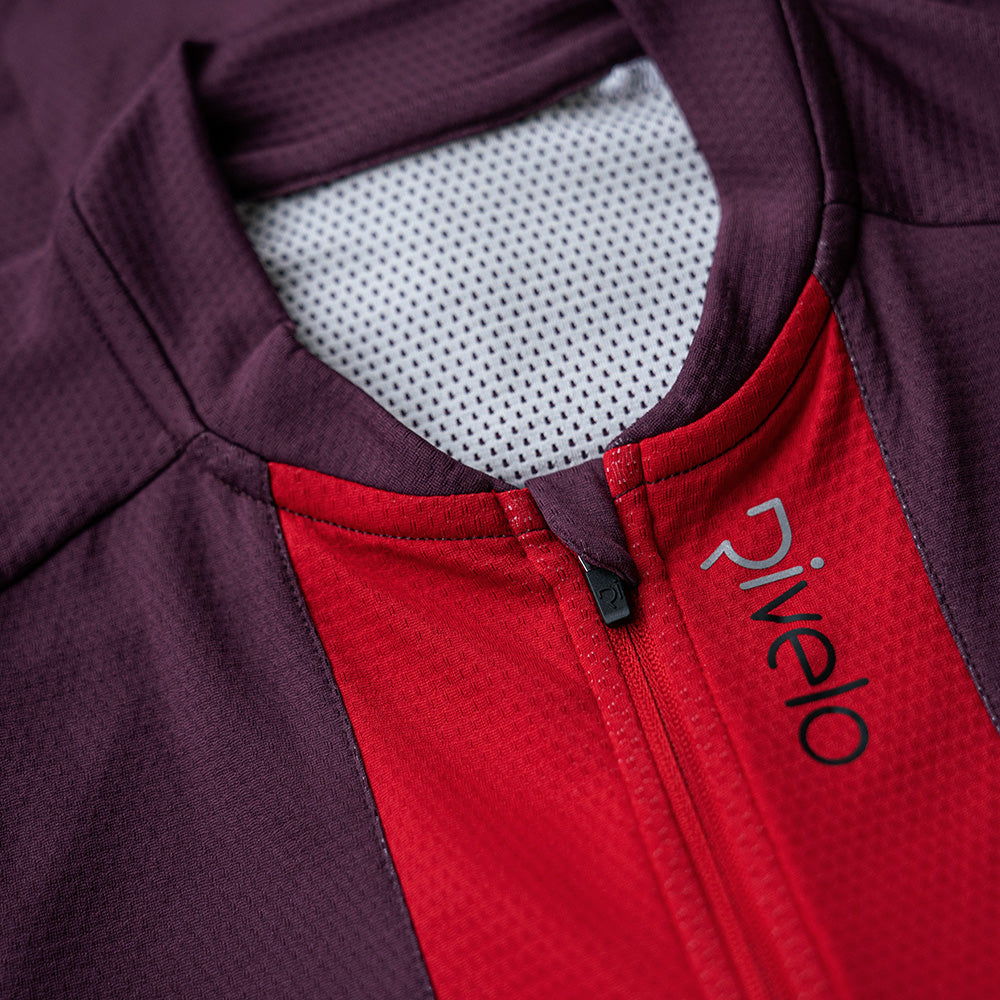Rivelo Womens Streatley Jersey (Burgundy)