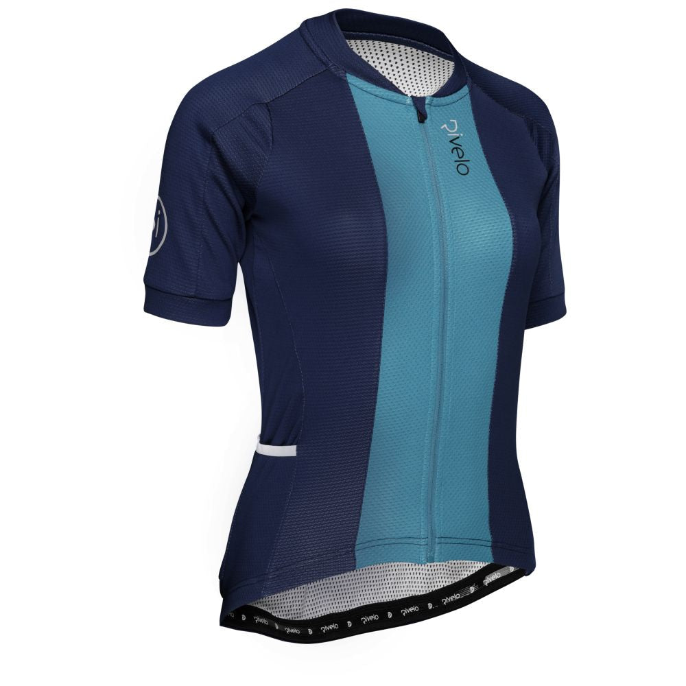 Rivelo Womens Streatley Jersey (Navy) (studio)