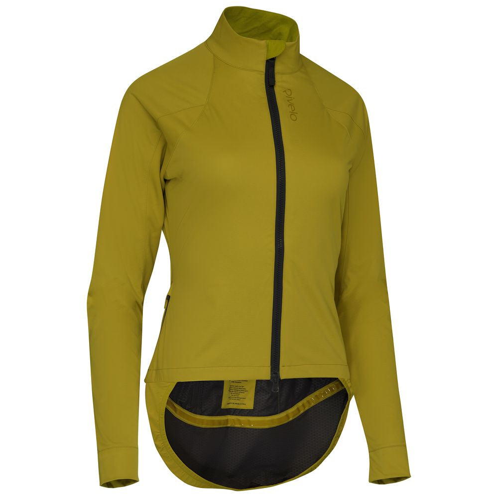 Rivelo Womens Thursley II Softshell Jacket (Lime/Asphalt) (studio)
